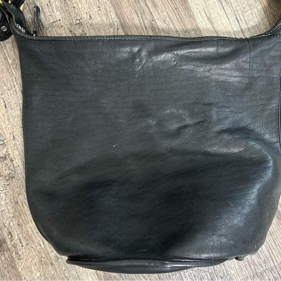Vintage Coach Legacy Hobo 1991 Black Leather Crossbody large - Picture 2 of 16